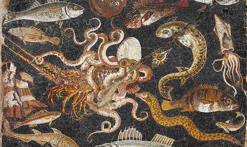 Figure 1: Fish Mosaic, Naples Museum, Inv. 120177