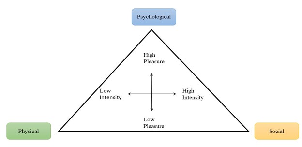 Figure 2: Multi-dimensional model of ASMR. The
model was developed based on thematic analysis of open-ended survey responses.